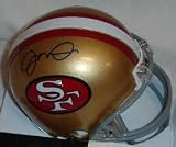 Signed Joe Montana Mini Helmet - Throwback