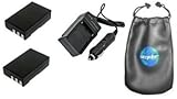 ValuePack (2 Count): Digital Replacement Battery PLUS Mini Battery Travel C ....