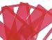 Credit Card Magnifiers 3x Magnification Semi-rigid Red 0.5mm Thin (Qty=10)