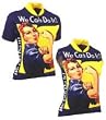 Retro Imarge Apparel, Rosie the Riveter Women's Jersey, Sleeveless, Large