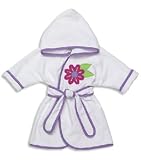 Personalized Fancy Flower Cozy Bath Robe