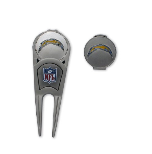 San Diego Chargers Ball Mark Repair Tool & Hat Clip Combo