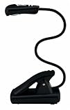 Leselampe LED mit Clip schwarz - 