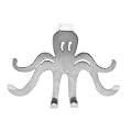 Octopus Coat Hook Door Hanger - Silver