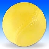 9 YELLOW FOAM BASEBALL W/VINYL COATED SKIN