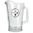 Pittsburgh Steelers 60oz Glass Pitcher - Primary Logo NFL Football