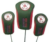 BOSTON RED SOX OFFICIAL GOLF CLUB HEAD COVER SET (3)