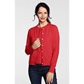 Women's Fine Gauge Ruffle Cardigan