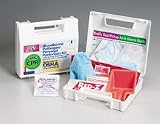 30 piece Bloodborne pathogen/personal protection kit w/ 6-piece CPR pack- plastic case- 1 ea. At Home Emergency