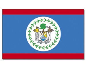 Flagge 90 x 150 : Belize