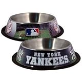 New York Yankees Metal Pet Dish