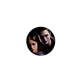 1 Inch Mini Button of Twilight Edward Cullen and Bella Swan in Love