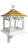Home Bazaar Dream House Feeder with Pine Shingle Roof