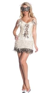 Mystery House Snowy Owl Costume, Ivory, X-Large