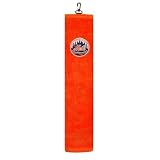 New York Mets 16x24 Embroidered Tri-Fold Golf Towel MLB Baseball by Team Effort