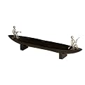 Two Men In A Canoe - Black