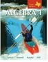 Algebra 1 Grades 9-12: McDougal Littell High School Math Texas