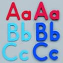 TACTILE LETTERS UPPER and LOWER CAS