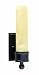 House Of Troy WL601-OB 10-1/4-Inch Cylinder Glass Wall Sconce, Oil Rubbed Bronze with Amber Glass Shade
