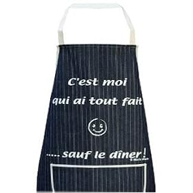Marie Martine - TMC405TX - Tablier Coton - Humoristique - Couleur - 75 x 90 cm
