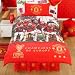 Manchester United Champions League Winners Duvet Single And Pillow Case - Single Image
