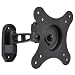 10 - 24 LCD Monitor/TV Articulating Single-Arm Wall Mount Bracket w/Tilt (Black)
