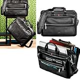 SWISS ARMY WENGER Leather Double Compartment Attache