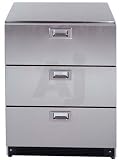 Summit SP6DSSTBAL7 24 Triple Drawer Refrigerator with Fan Cooled Compressor, Magnetic Gaskets, ADA Compliant and Commercial Model: Full Towel Bar Handles
