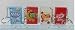 NEW CHOCOLATE POCKY MIX LOT 4 SNACK JAPAN MINIATURE KEY CHAIN GIFT COLLECTIBLES