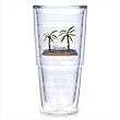 Tervis Tumbler Palm and Hammock 24-Ounce Double Wall Insulated Tumbler, Set of 2