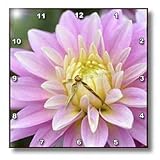 Dahlia Flower Macro- Zen Flowers- Macro Photography - 10x10 Wall Clock