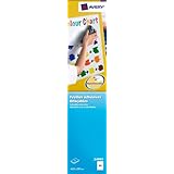 AVERY 24903 3 feuilles effa&ccedil;ables &agrave; sec adh&eacute;sives et