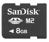 SanDisk 8GB Memory Stick Micro (M2)