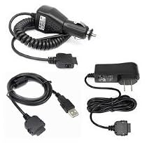 inspiretech Microsoft Zune 30GB, 80GB, 4GB, 8GB Travel Combo Set AC + Car + USB sync cable combo deal