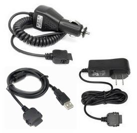 Microsoft Zune 30gb Travel Combo Set - Ac Wall Charger + Auto Car Charger + USB Data Cable (3 Pcs)