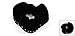 uxcell Ladies Faux Rhinestone Decoration Elastic Velvet Hair Tie Scrunchy Holder Black