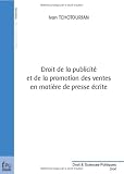 Droit de la publicité et de la promotion des ventes en matière de presse écrite