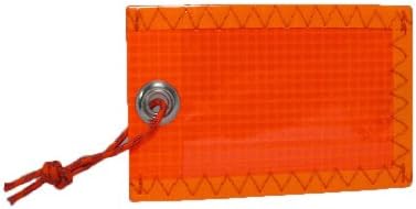 Hi Tech Sailcloth Luggage Tag : Neon Orange