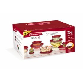 Rubbermaid 7J9800CHILI 24-Piece Food Storage Set