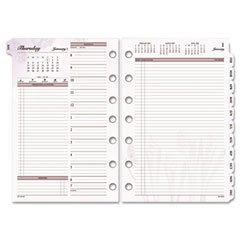 Day Runner PRO Nature Recycled Two-Pages-Per-Day Planning Pages, 5-1/2 x 8-1/2 Inches, 2010 (481-325-10)
