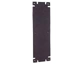 Door Pushplate Black Powder Coat 11 3/4