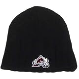 NHL LNH COLORADO AVALANCHE BLACK BEANIE KNIT HAT TOQUE