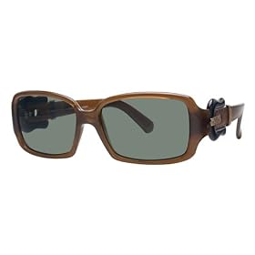 FENDI FS383 004 BROWN PLASTIC SUNGLASSES