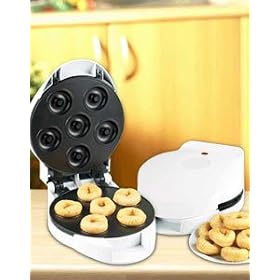 Prima PDD-200 Mini Doughnut Maker (Makes 6 Mini Donuts)