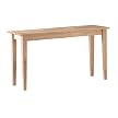 Shaker Sofa Table - Unfinished