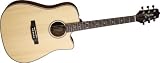 Takamine G Series EG511SSC Cutaway Dreadnought Herringbone Acoustic-Electric Guitar, Natural