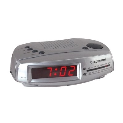 Lloytron J413SV AM/FM Clock Radio