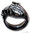 Deadly Friendship - Alchemy Gothic Pewter Ring