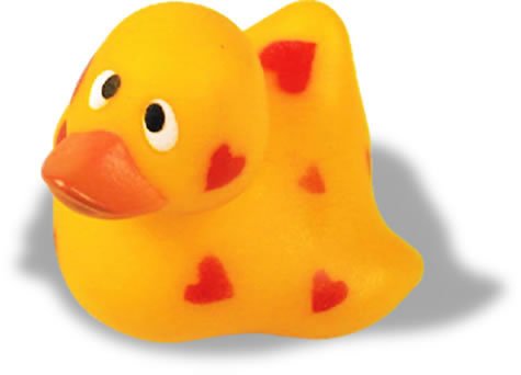 Childrens Toyshop  Toys : Rubber Duck - Mini Lover Duck