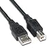 Tools & Hardware : USB 2.0 Cable Type A Male to Type B Male 6 ft, Black